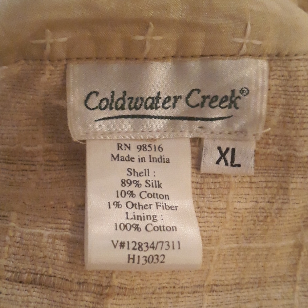 Coldwater Creek Silk Jacket - Picture 4 of 4